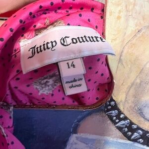 Juicy Couture Pink Polka Dot Garment